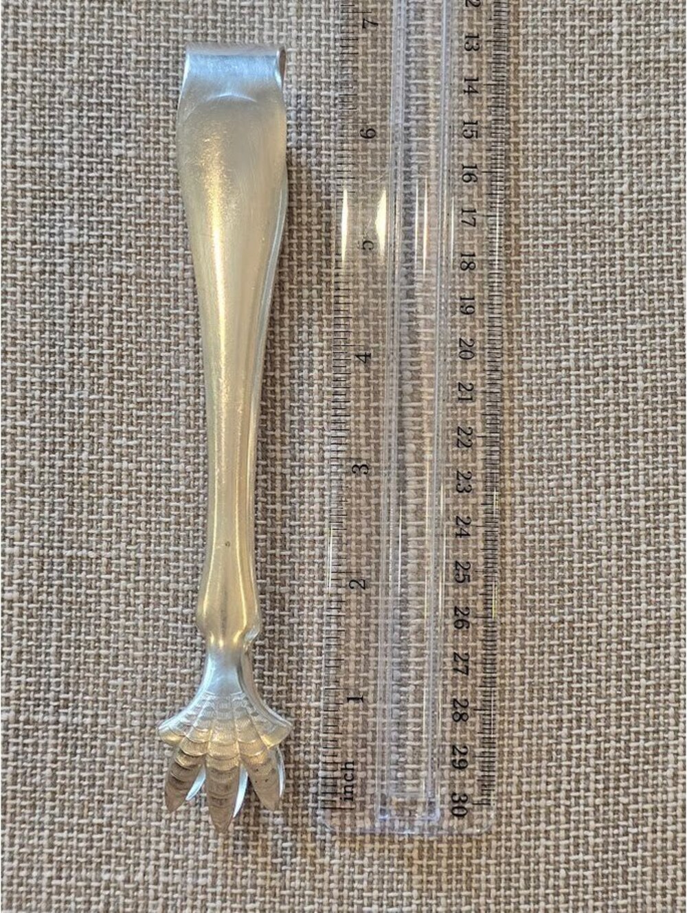 Victorian Silver Plate Bird/Eagle Claw Sugar Tongs